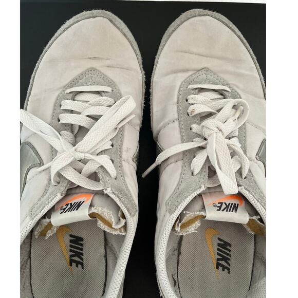 Nike Waffle Trainer 2 White Metal Silver Women's sneakers Size 9.5  $90 - Picture 12 of 13